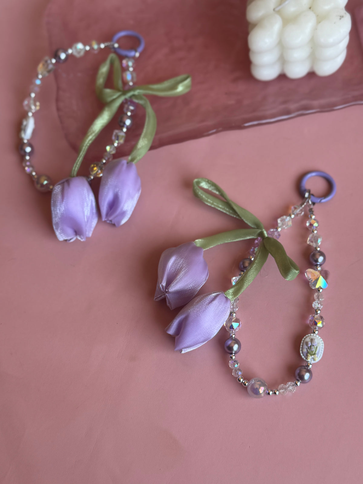 Lavender Tulip Charm