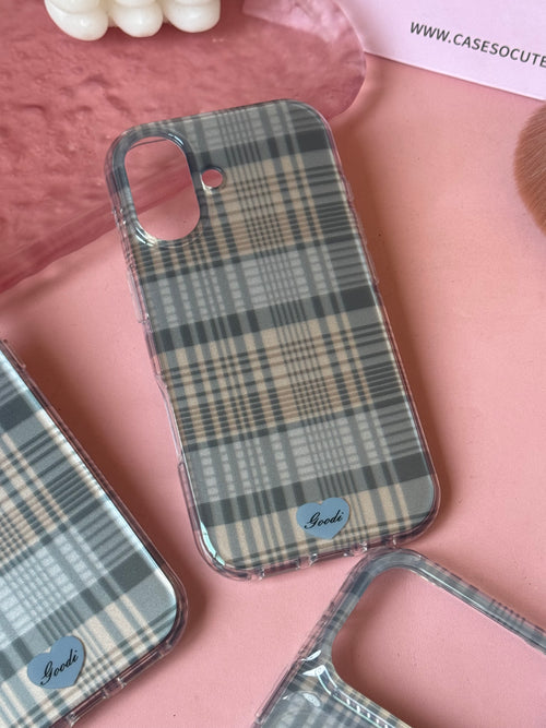 Blue Plaid Case