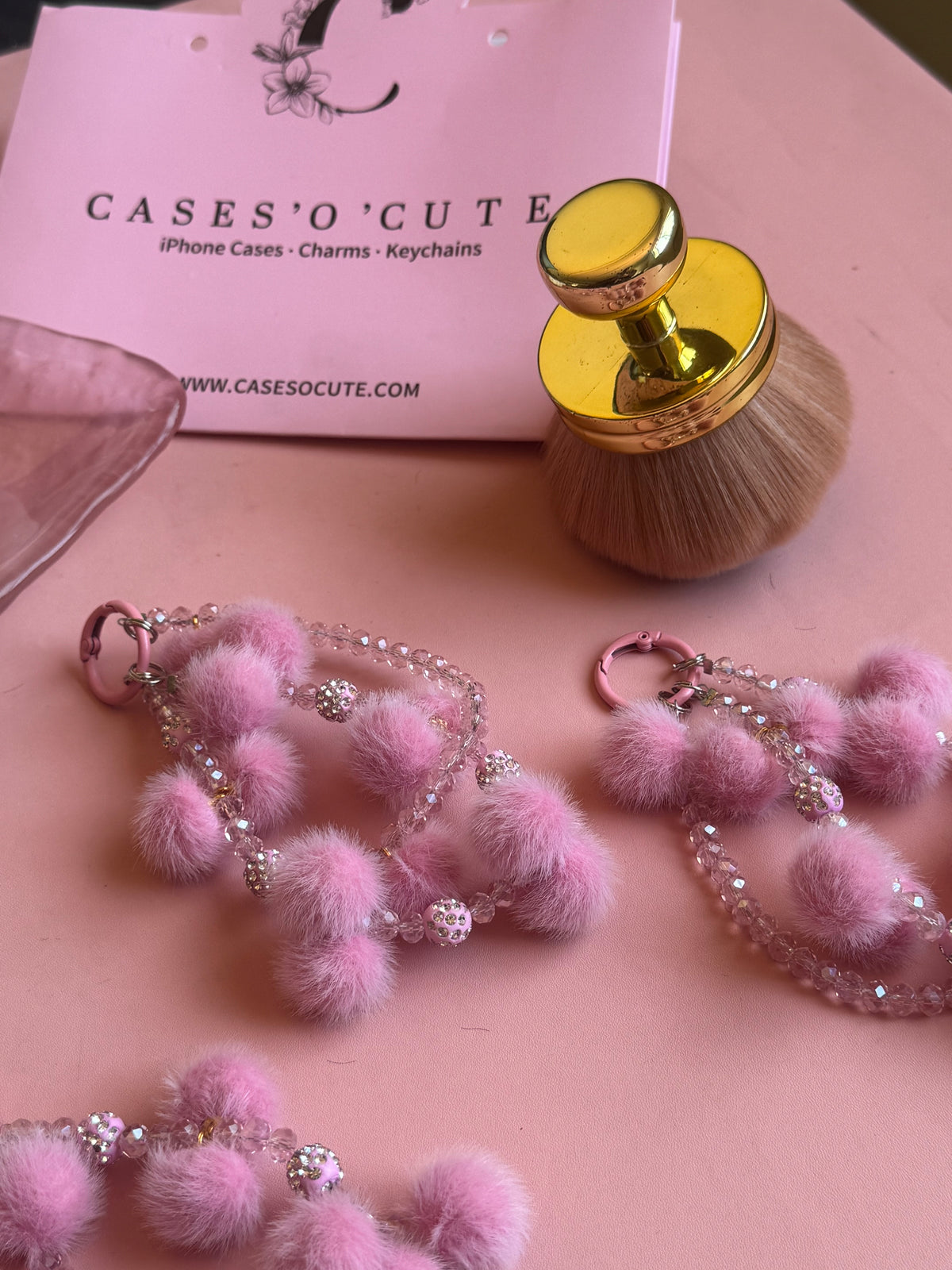 Pink Bob charm