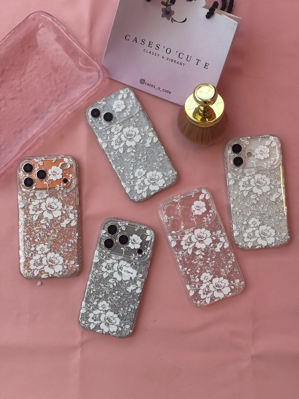 Transparent White Floral