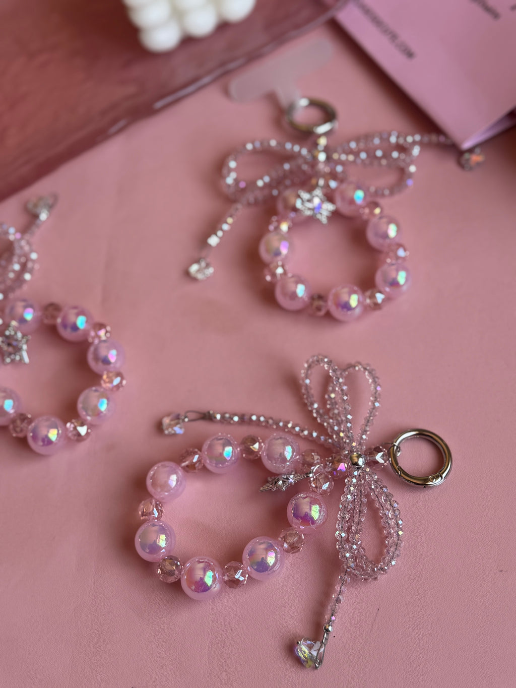 Pink Opaline Charm
