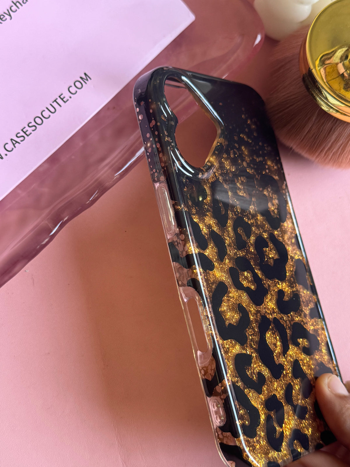 Golden Cheetah — Sparkle Case