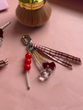 Ruby Ribbon Charm