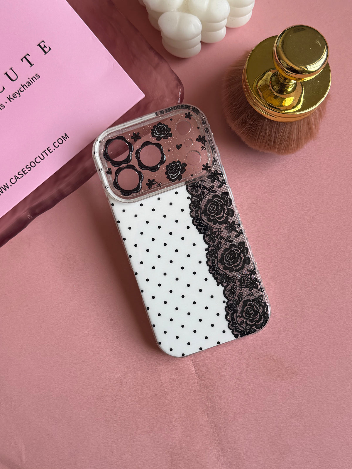 White Vintage Polka
