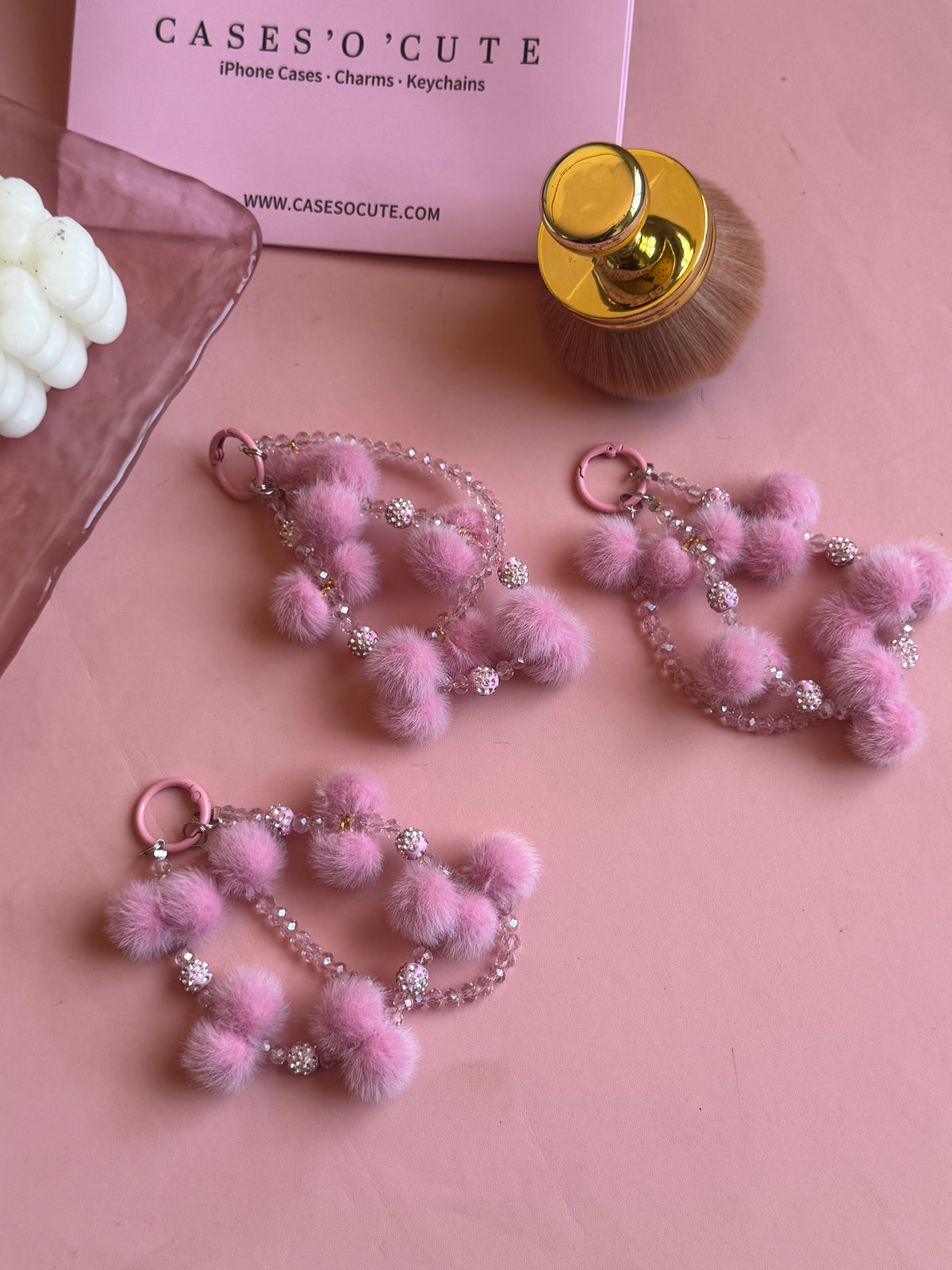 Pink Bob charm