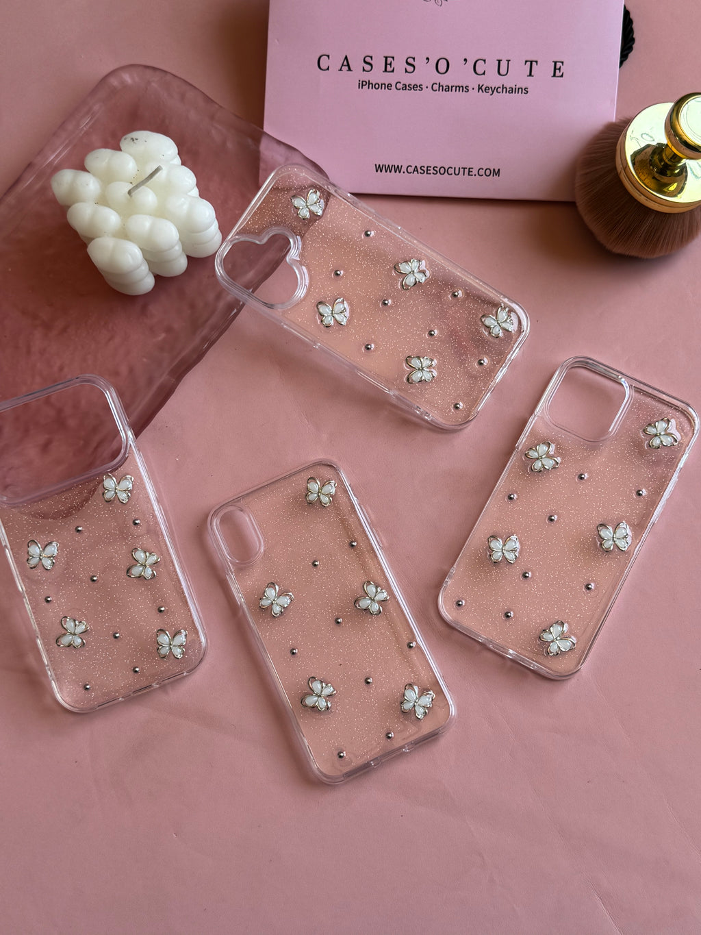 Pearl Butterfly Glitter