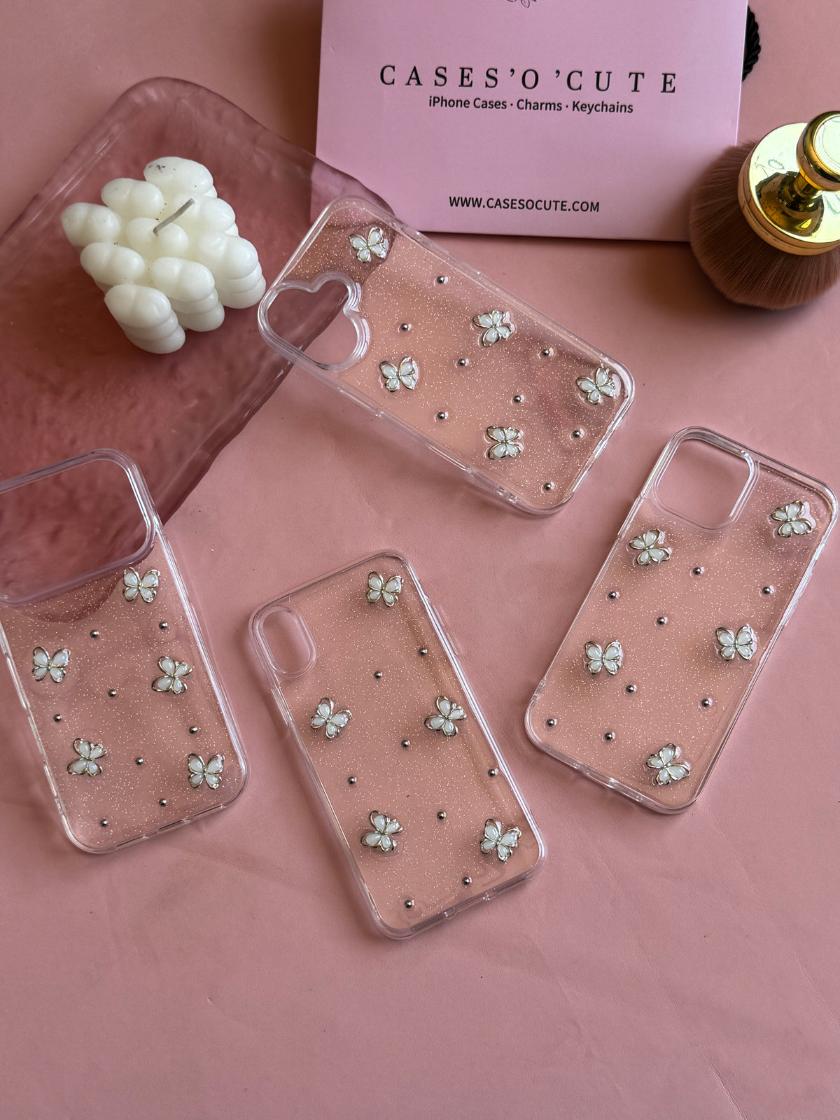 Pearl Butterfly Glitter