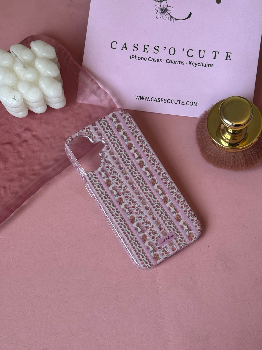 Pink Charm Floral Case