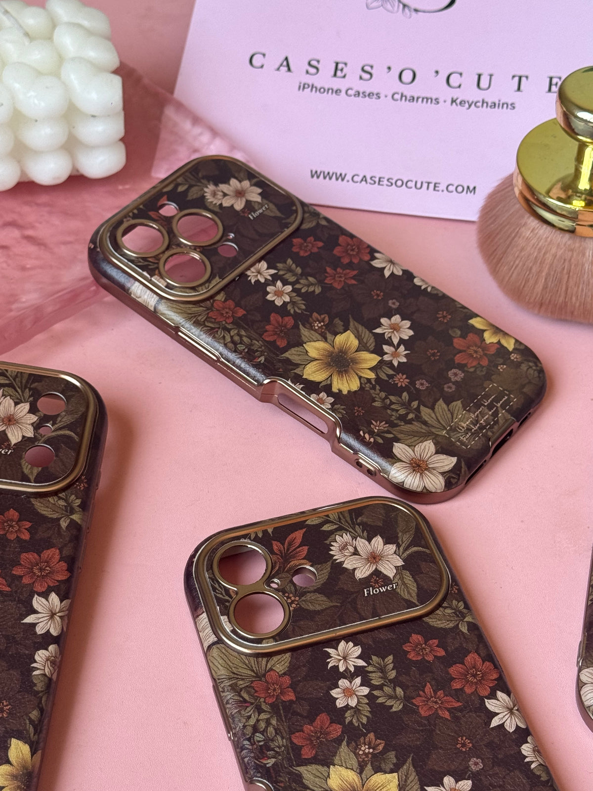 Aesthetic Brown Floral