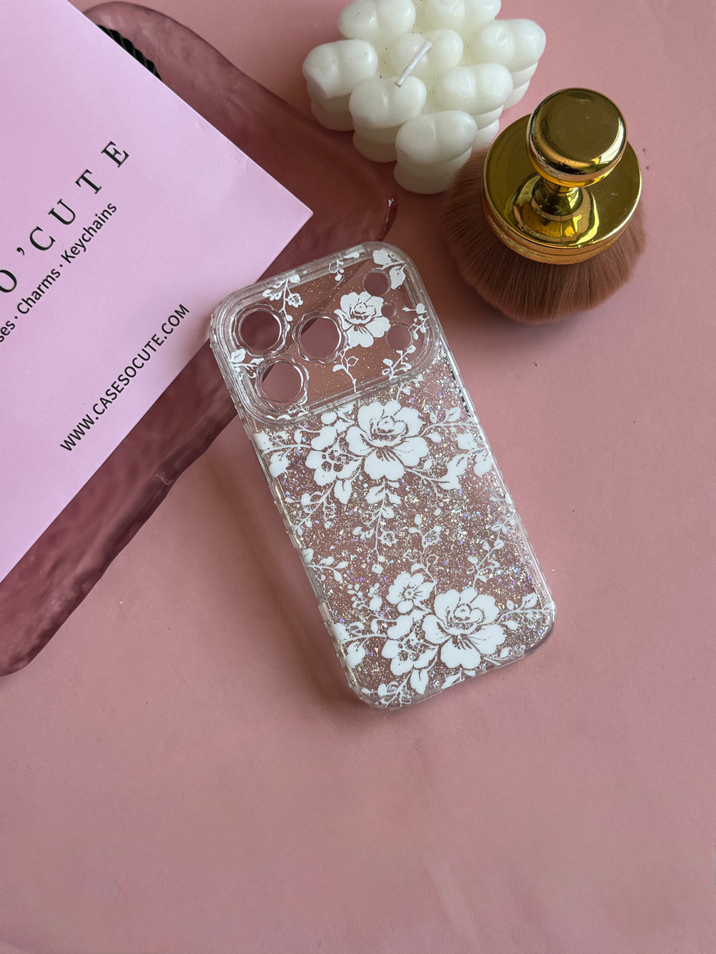 Transparent White Floral