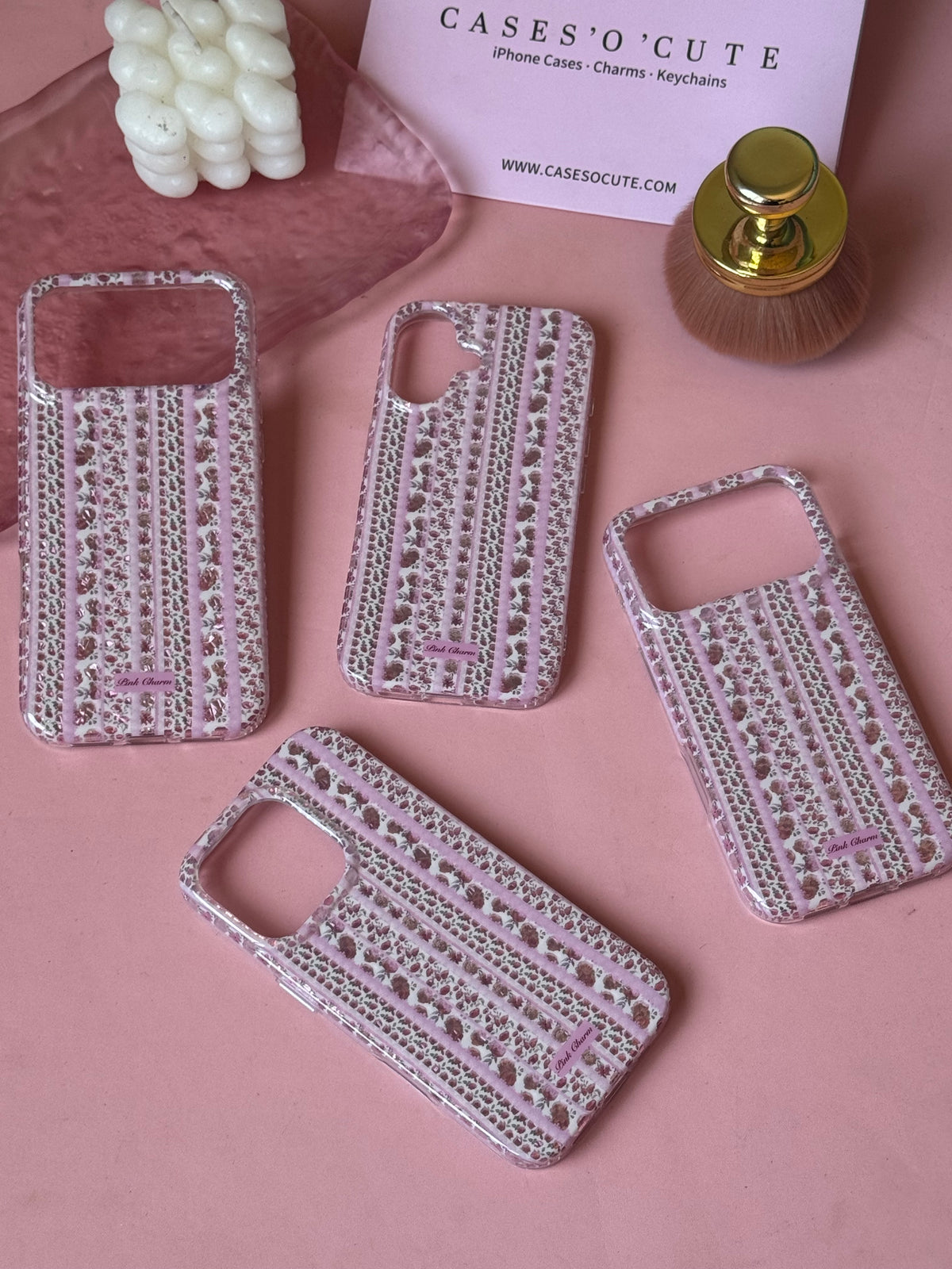 Pink Charm Floral Case