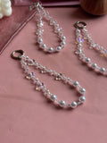 Crystal butterfly Pearl Charm