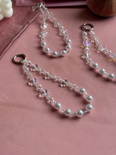 Crystal butterfly Pearl Charm