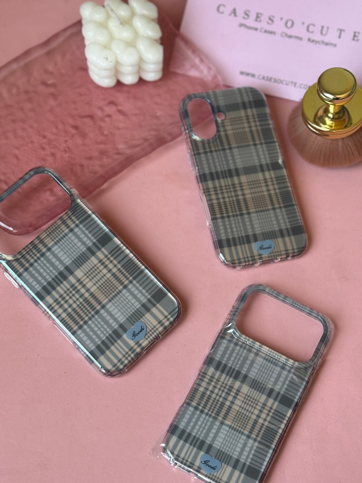 Blue Plaid Case
