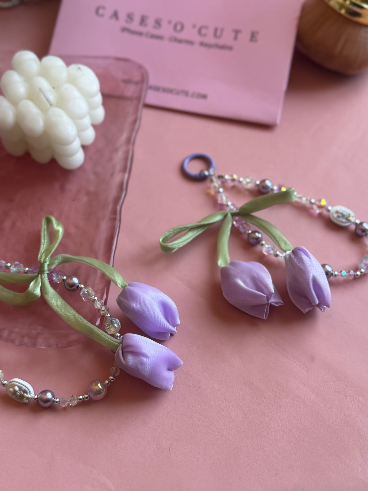 Lavender Tulip Charm