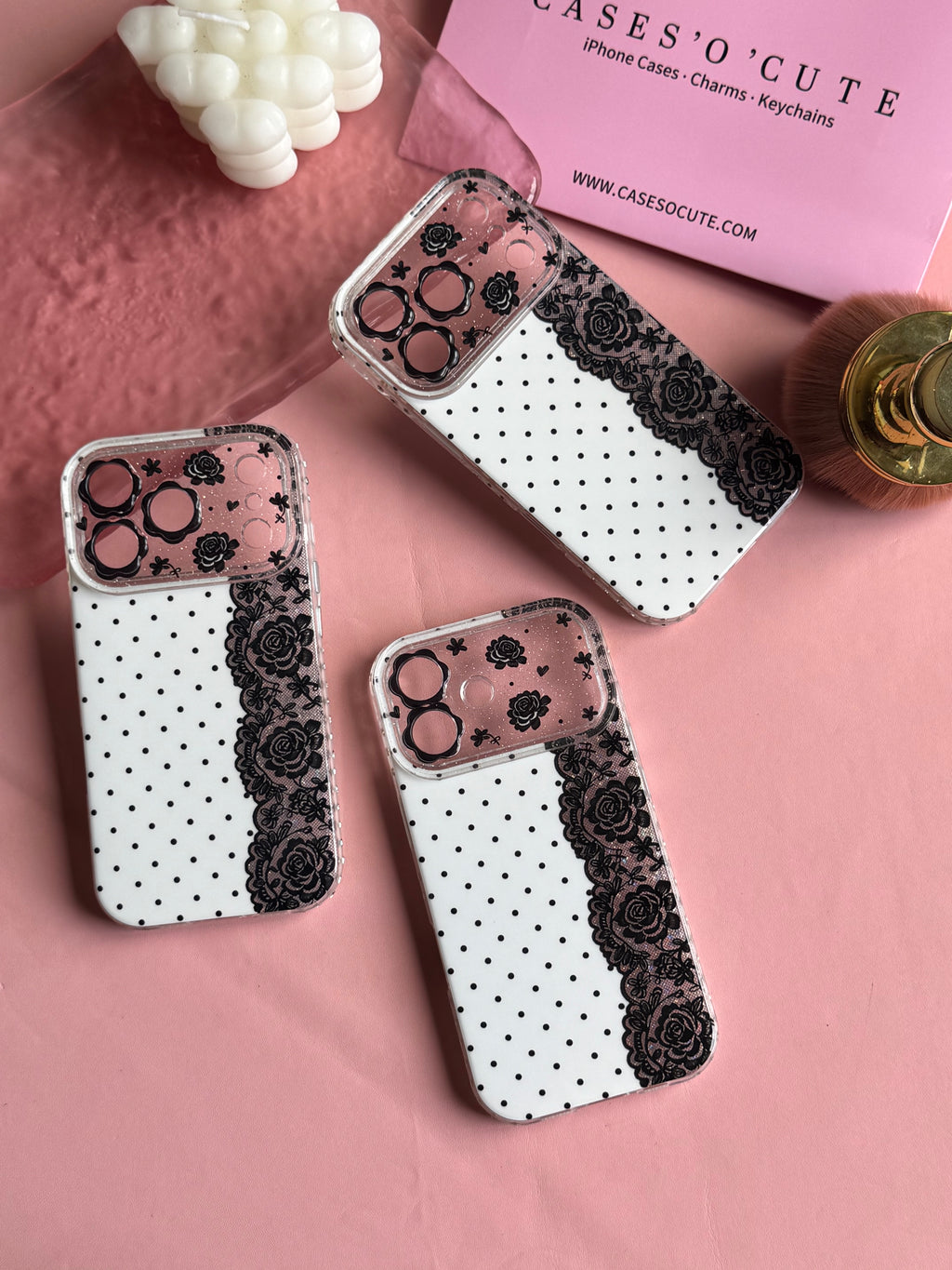White Vintage Polka
