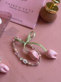 Pink Tulip charm