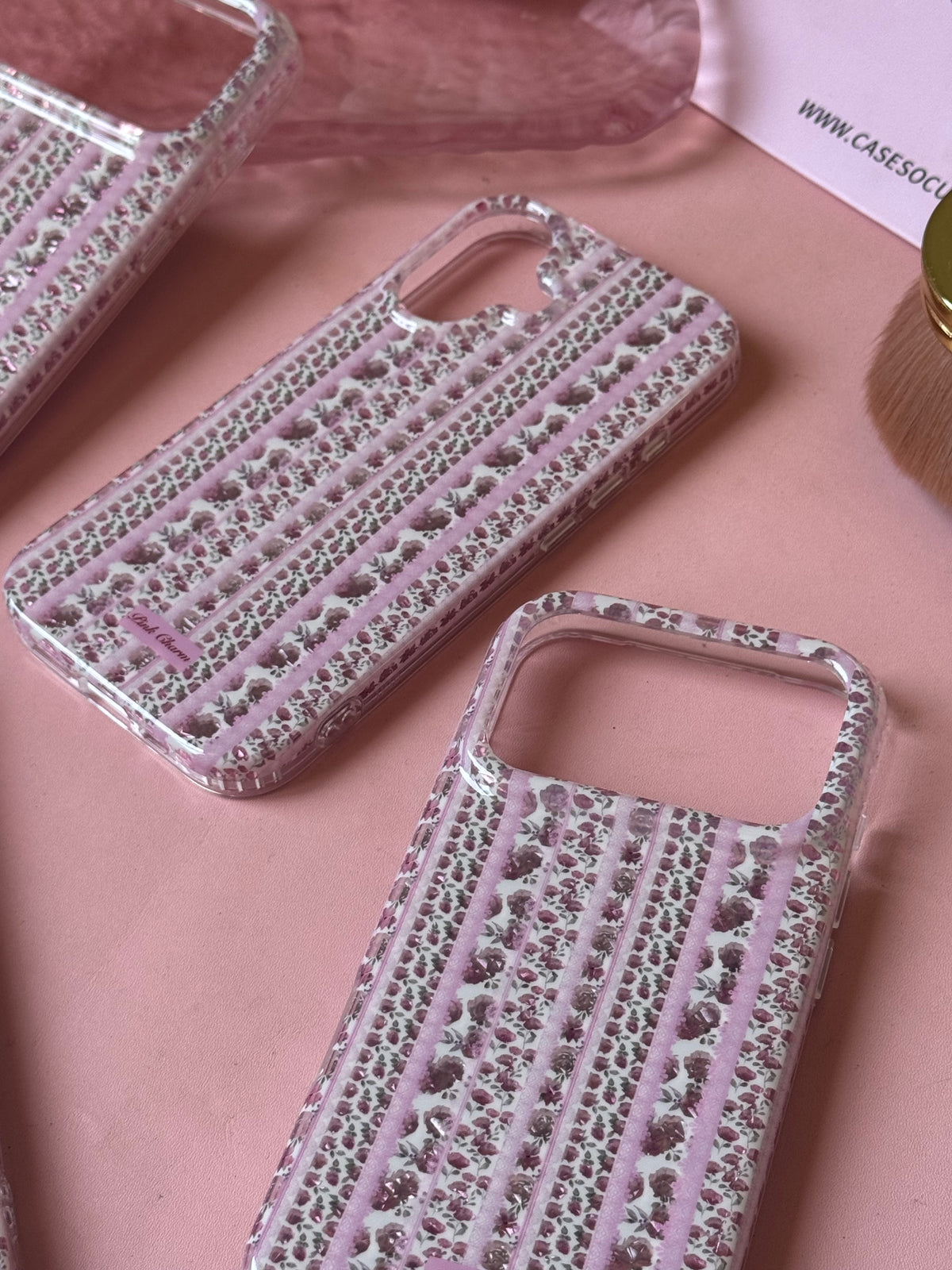 Pink Charm Floral Case