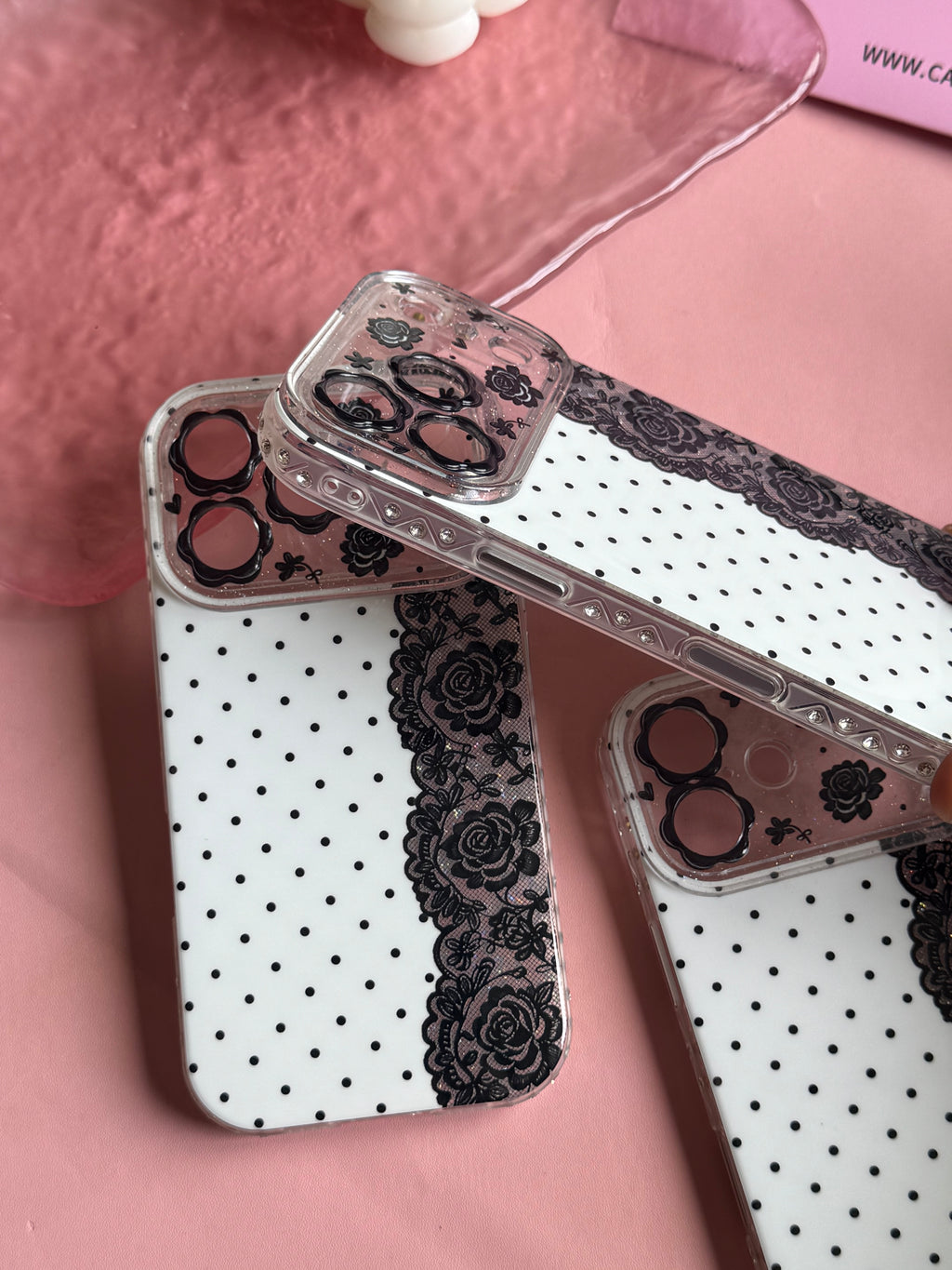 White Vintage Polka