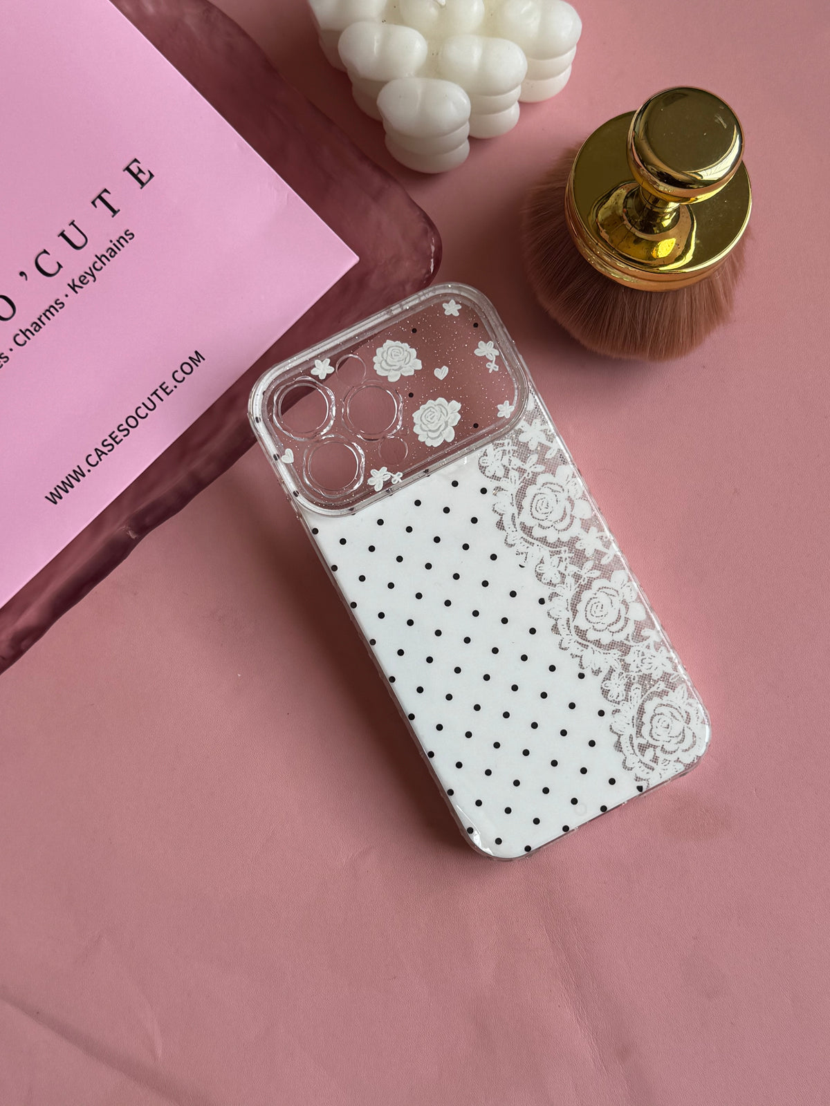 White Vintage Polka