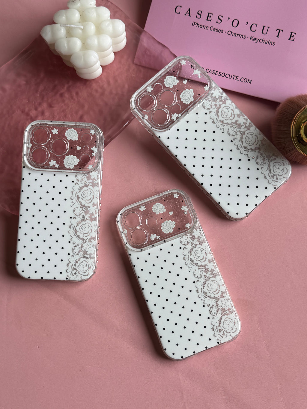 White Vintage Polka
