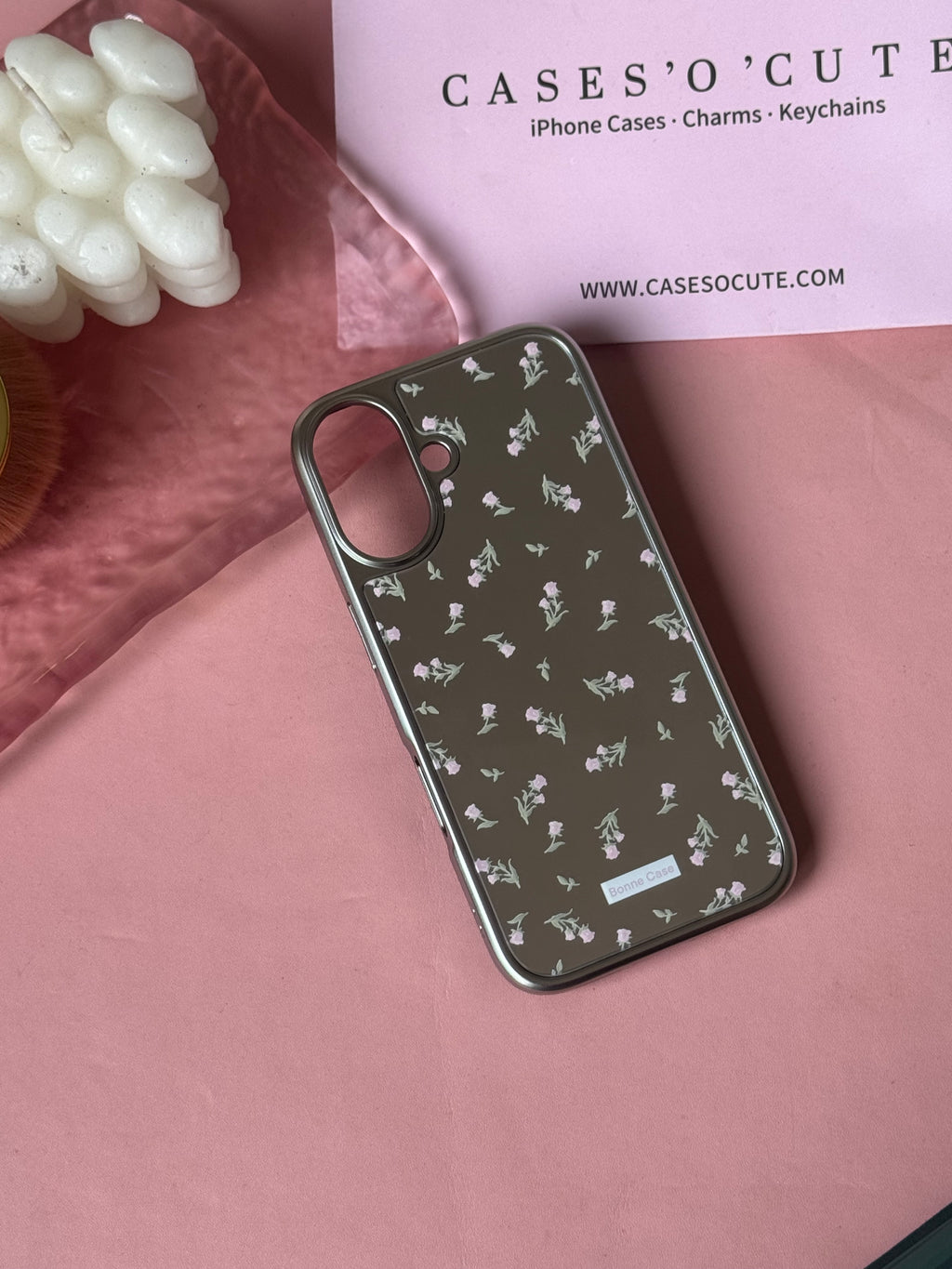 Floral Mirror Case