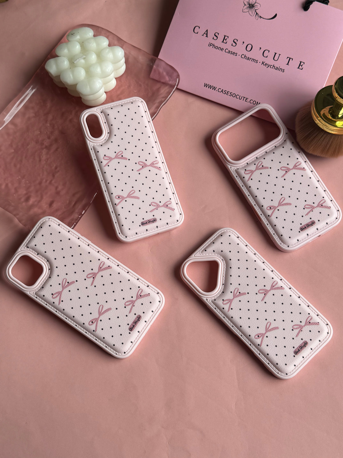 Pink Polka Bow