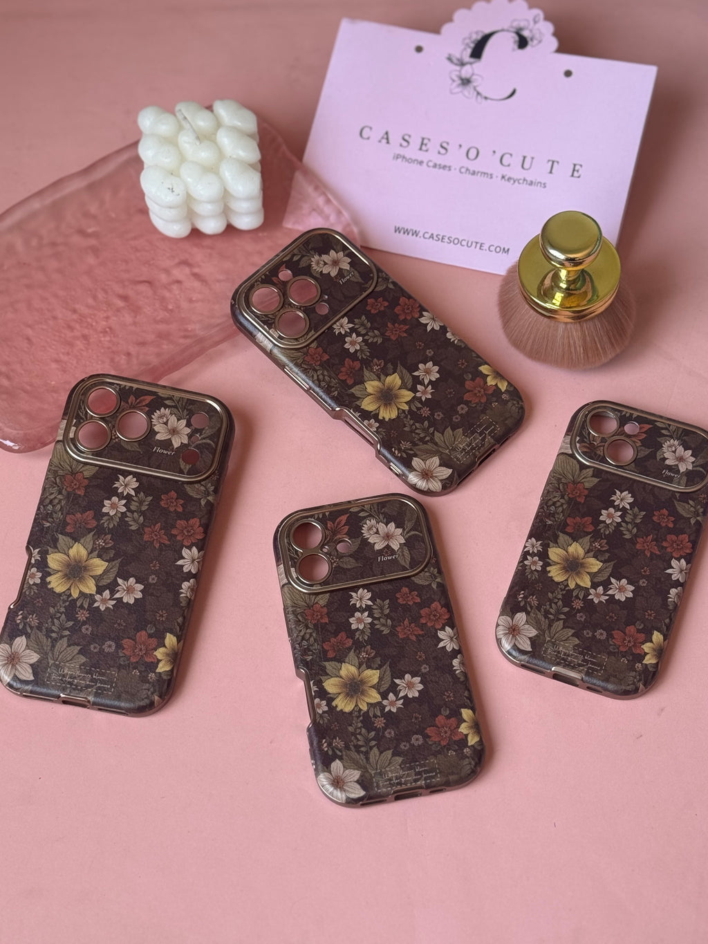 Aesthetic Brown Floral