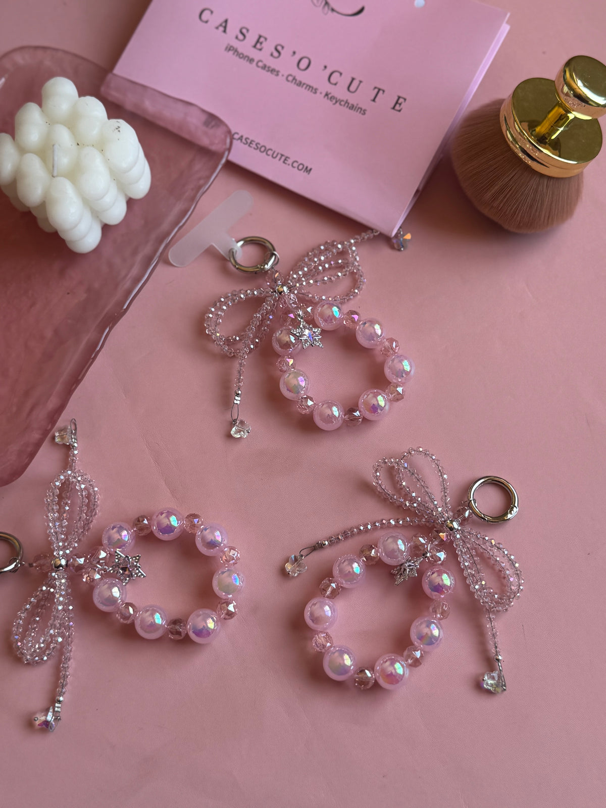 Pink Opaline Charm