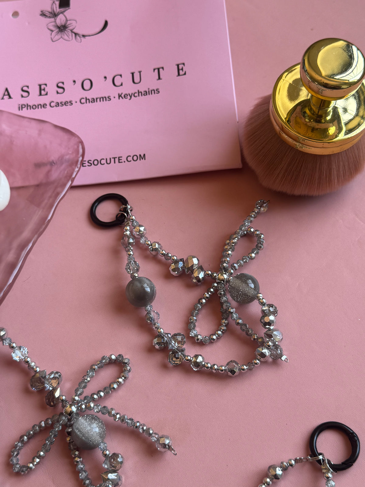 Silver Crystal Charm