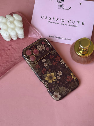 Aesthetic Brown Floral