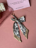 Floral Bow Keychain