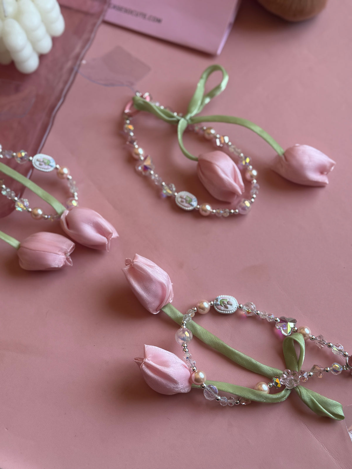 Pink Tulip charm