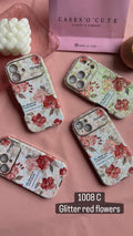 Glitter Red Flowers — Case O Cute