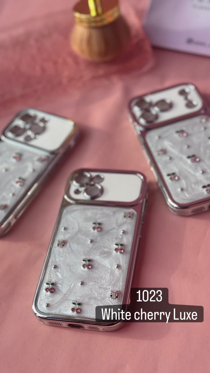 White Cherry Luxe — Case O Cute